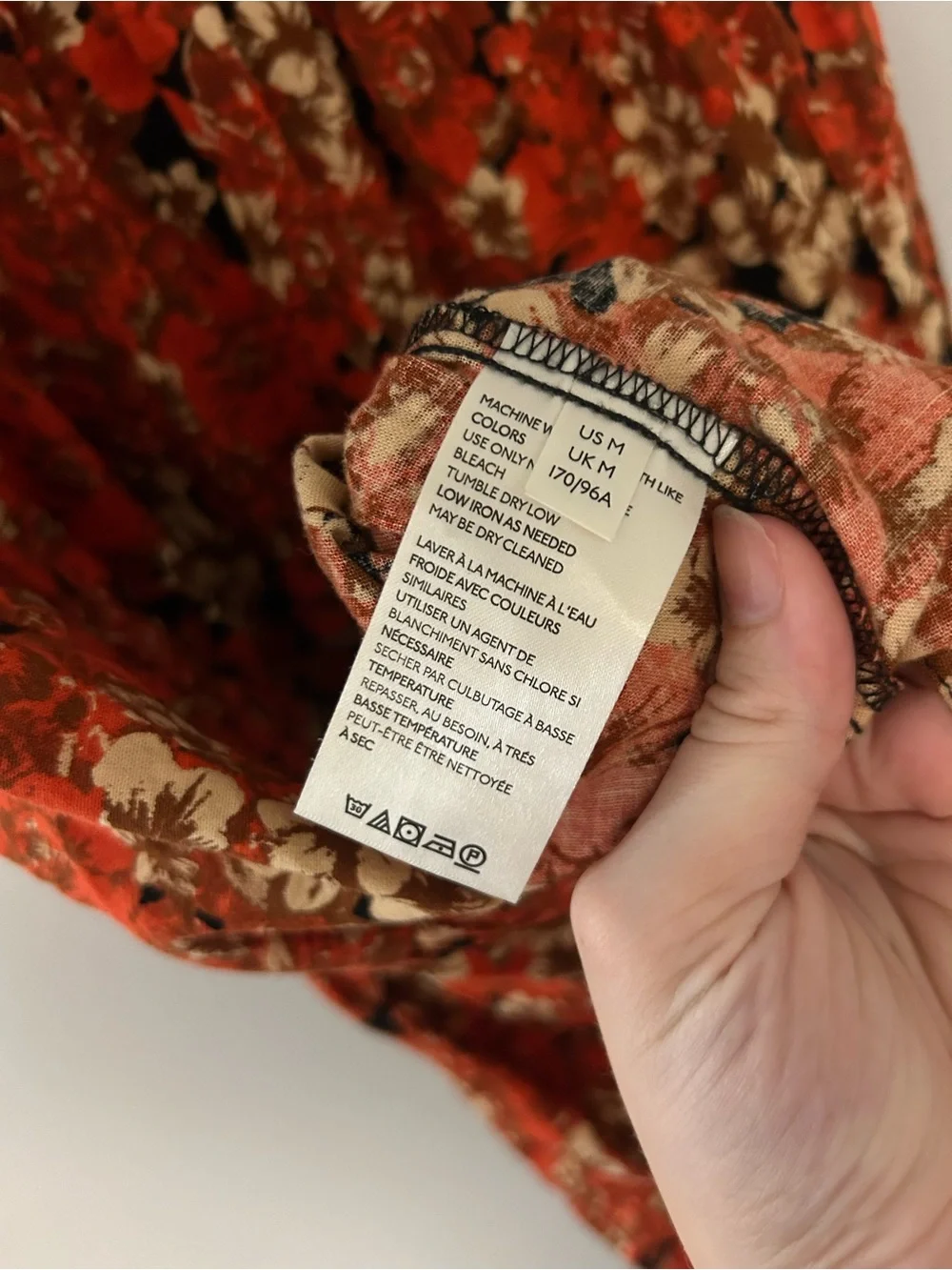Free People Pattern Play Orange Printed Mini Dress